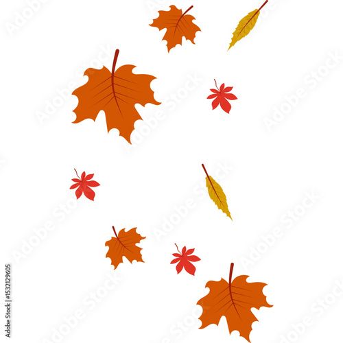 Autumn Leaves Falling