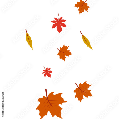 Autumn Leaves Falling