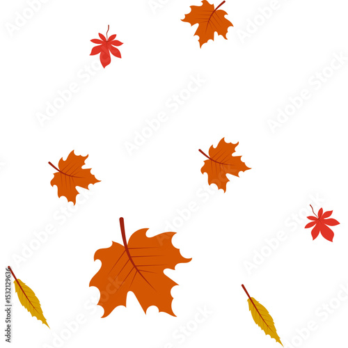 Autumn Leaves Falling