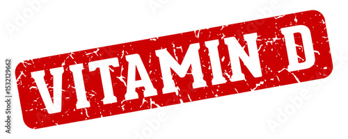 vitamin d rectangular sign. vitamin d stamp