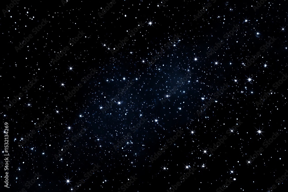 Fototapeta premium Dreamy celestial wallpaper showing starlit night sky