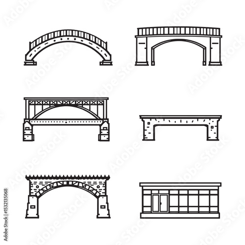 Pedestrian Overpass Urban Infrastructure Design