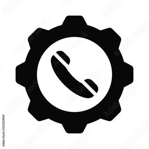 Call management  Vector Icon which can easily modify or edit