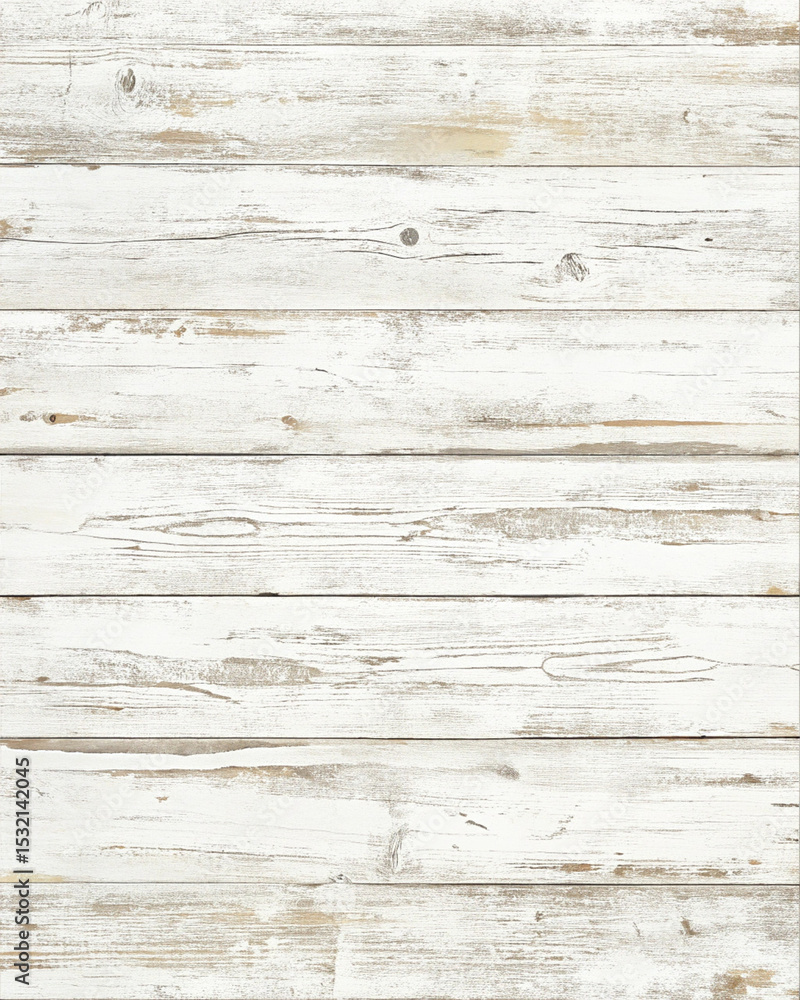 Naklejka premium Whitewashed Rustic Wooden Planks Texture for Vintage Background Use