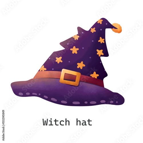 Witch hat in Halloween