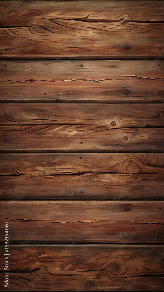 Fototapeta premium Dark Brown Wooden Planks Texture for Rustic Background or Design Use