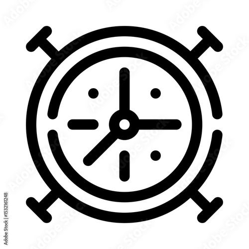 Clock line icon