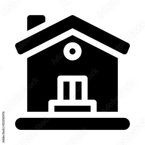 House glyph icon