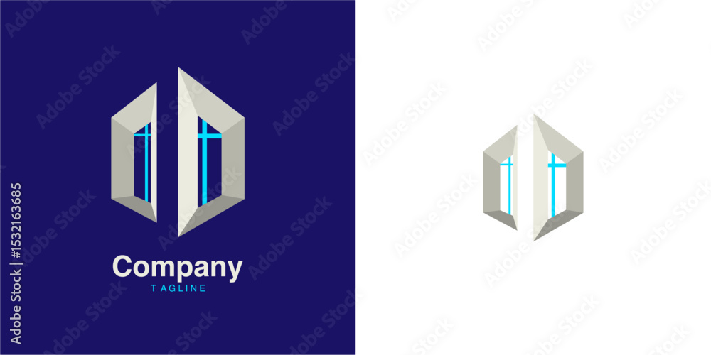 Fototapeta premium house logo design,construction company logo,company logo vector