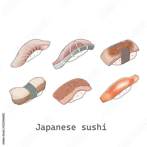 Japanese sushi collection 1