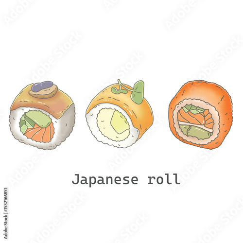 Japanese rolls collaction