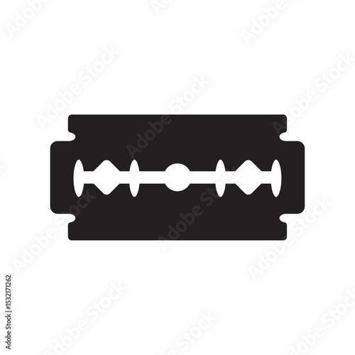 razor blade flat icon vector