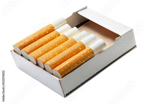 the cigrette box isolated on white background