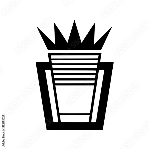 High-resolution black-and-white vector illustration, designed for professional use in print, web, and product mockups. Clean lines, isolated on white, perfect for creative and commercial projects.