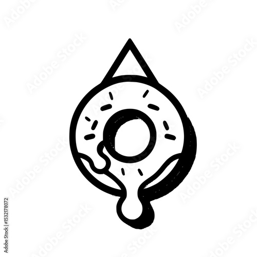 High-resolution black-and-white vector illustration, designed for professional use in print, web, and product mockups. Clean lines, isolated on white, perfect for creative and commercial projects.