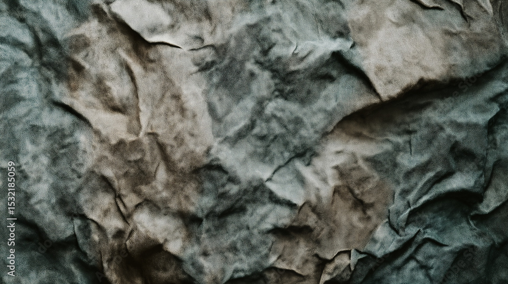Fototapeta premium Rough brown tree bark and natural stone textures create an abstract, old wall pattern