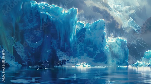 the concept of melting glaciers 