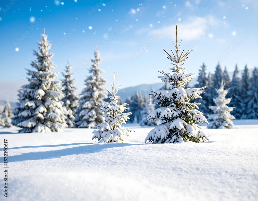Snowy winter forest landscape (1) Snowy winter forest landscape (1)