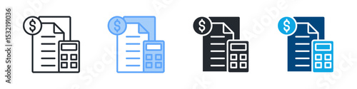Planning Icon Outline Style. Vector Illustration For Graphic Design
