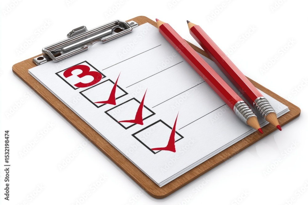 custom made wallpaper toronto digitalChecklist on clipboard with red checkmarks