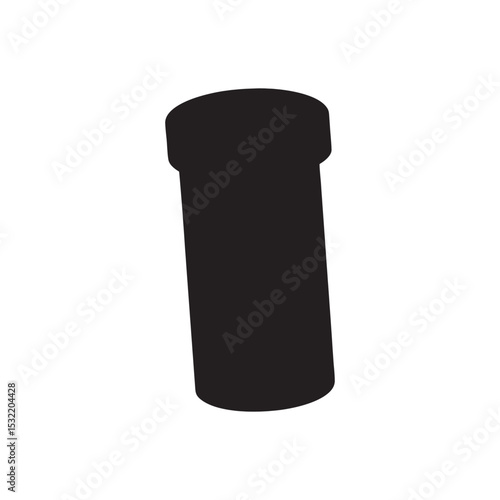Prescription bottle icon isolated. simple vector icon 
