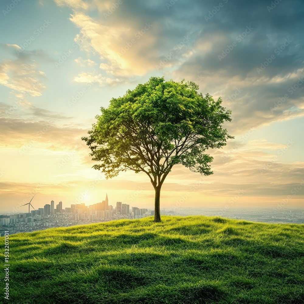 Obraz premium Renewable energy finance strategies using green bonds, clean energy investment models, sustainability-backed projects, and low-carbon economic growth planning