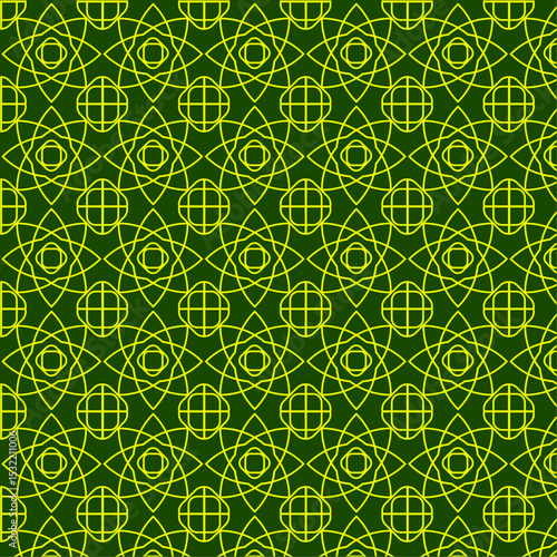 Seamless geometric ornament based on traditional Islamic art