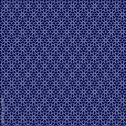 Seamless geometric ornament based on traditional Islamic art