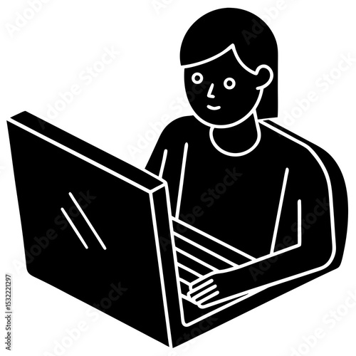 Coding Generative AI Vector and Linocut Silhouette Design for Tech Illustrations