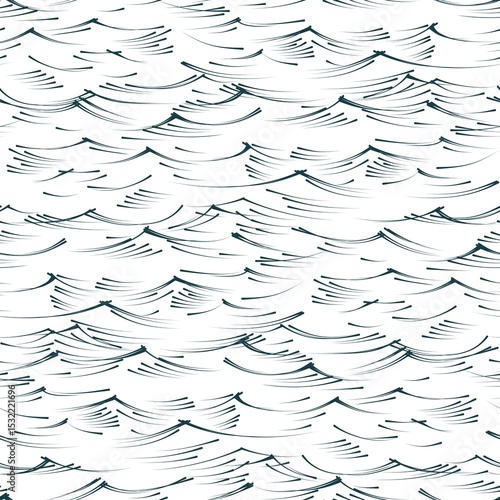 Seamless background with sea.