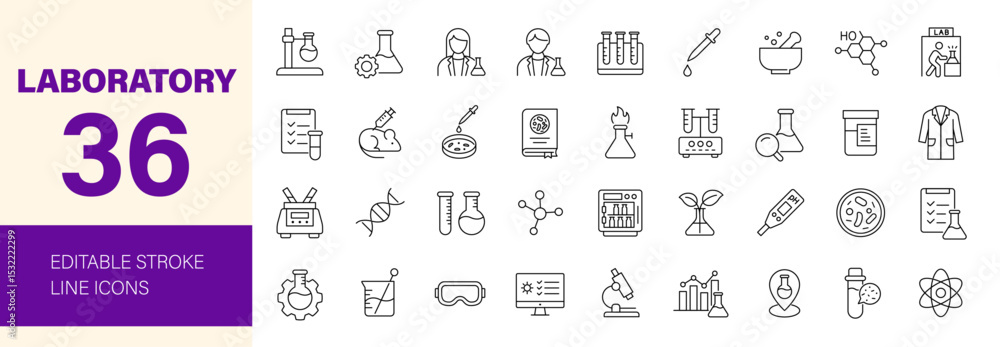 Photography Laboratory icon set