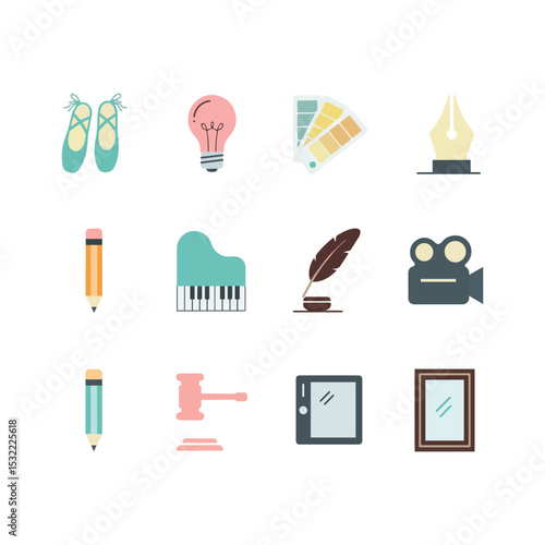 Creative Pursuits A Collection of Art, Music & Design Icons Art & Illustration