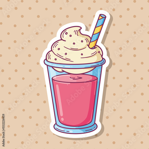 A handy bag for going to the beach or shopping. Doodle flat clipart. All objects are repainted.