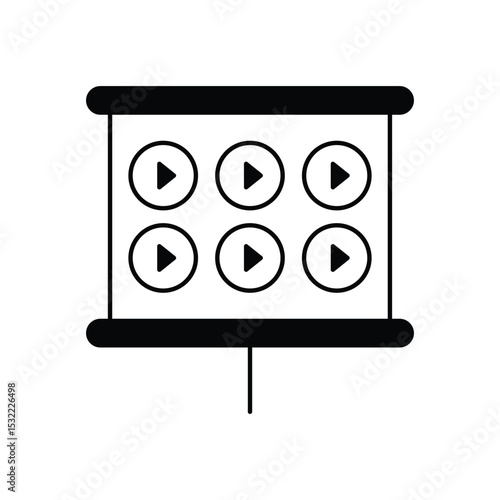 Storyboarding Vector icon