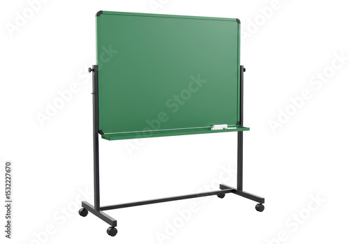 Wallpaper Mural Isolated Green Mobile Whiteboard on Wheels Torontodigital.ca