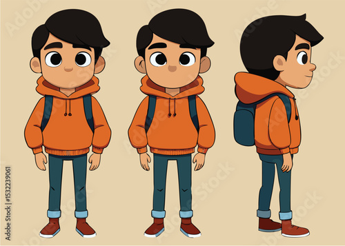 ale Character Turnaround Sheet for Animation