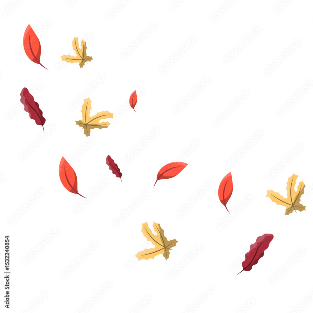 Fototapeta premium Autumn Leaves Falling