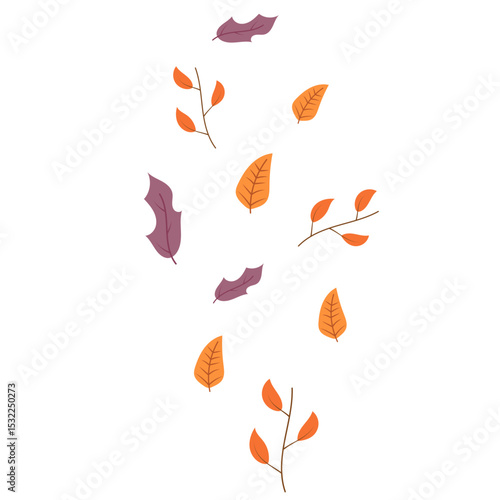Autumn Leaves Falling