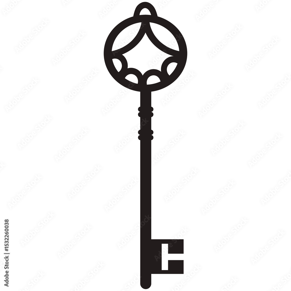 Obraz premium Key lock
