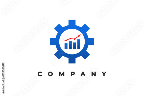 gear and trading machine logo