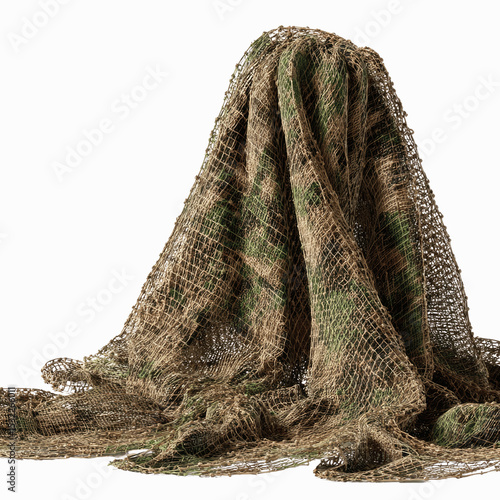Camouflage Netting Fabric Drape, Military Green