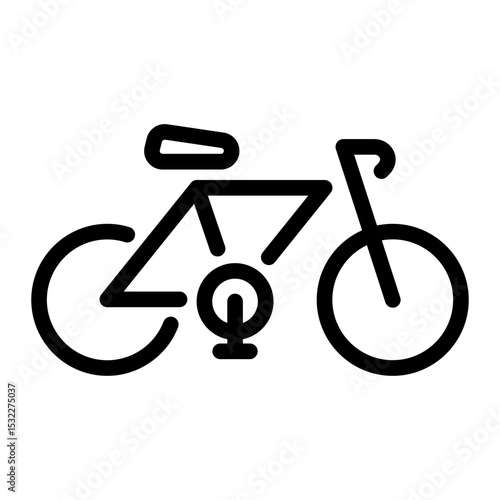 This Bicycle icon is suitable for Bycycle, Sport, Healthy Lifestyle, etc