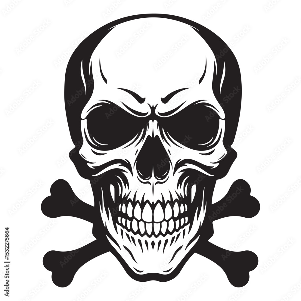 Obraz premium skull and crossbones icon