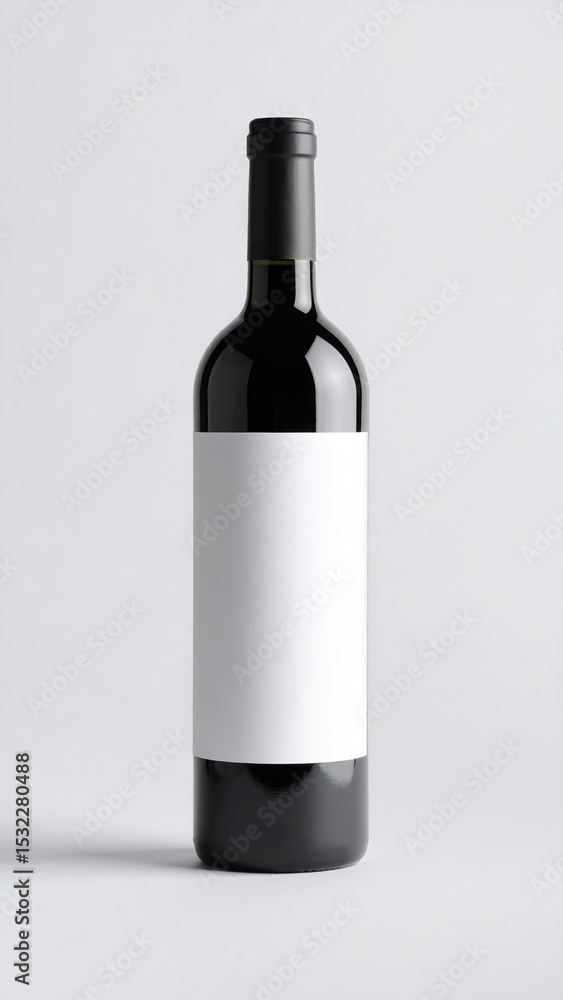 Wine bottle mockup Wine bottle mockup