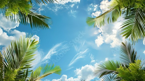 Embrace the Serenity of Summer: Refreshing Blue Sky and White Clouds Background Pictures for a Breathtaking Visual Retreat