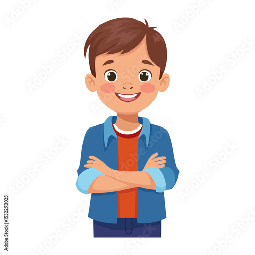 little boy with a big smile