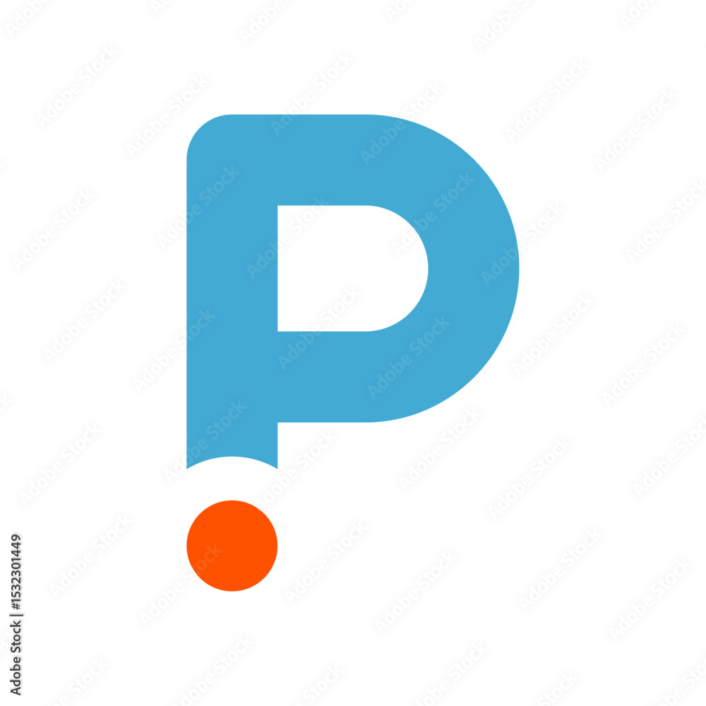 Letter P logo icon design template. Letter P logo icon design template.