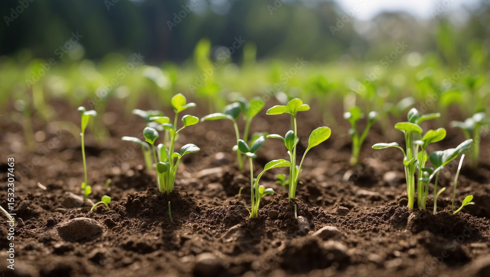 Exuberant Seedlings Thriving from Abundant Light Exuberant Seedlings Thriving from Abundant Light
