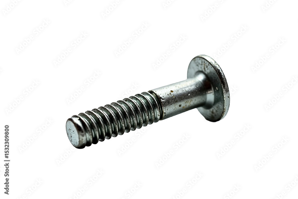 Metallic screw isolated on a transparent background Metallic screw isolated on a transparent background