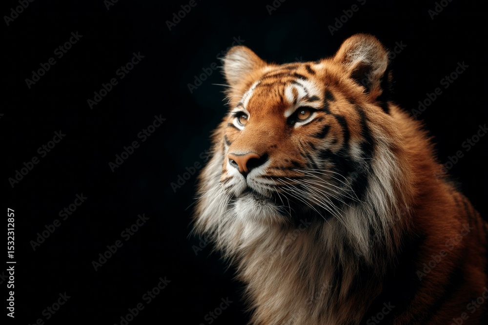 Fototapeta premium Close-up Portrait of a Majestic Tiger
